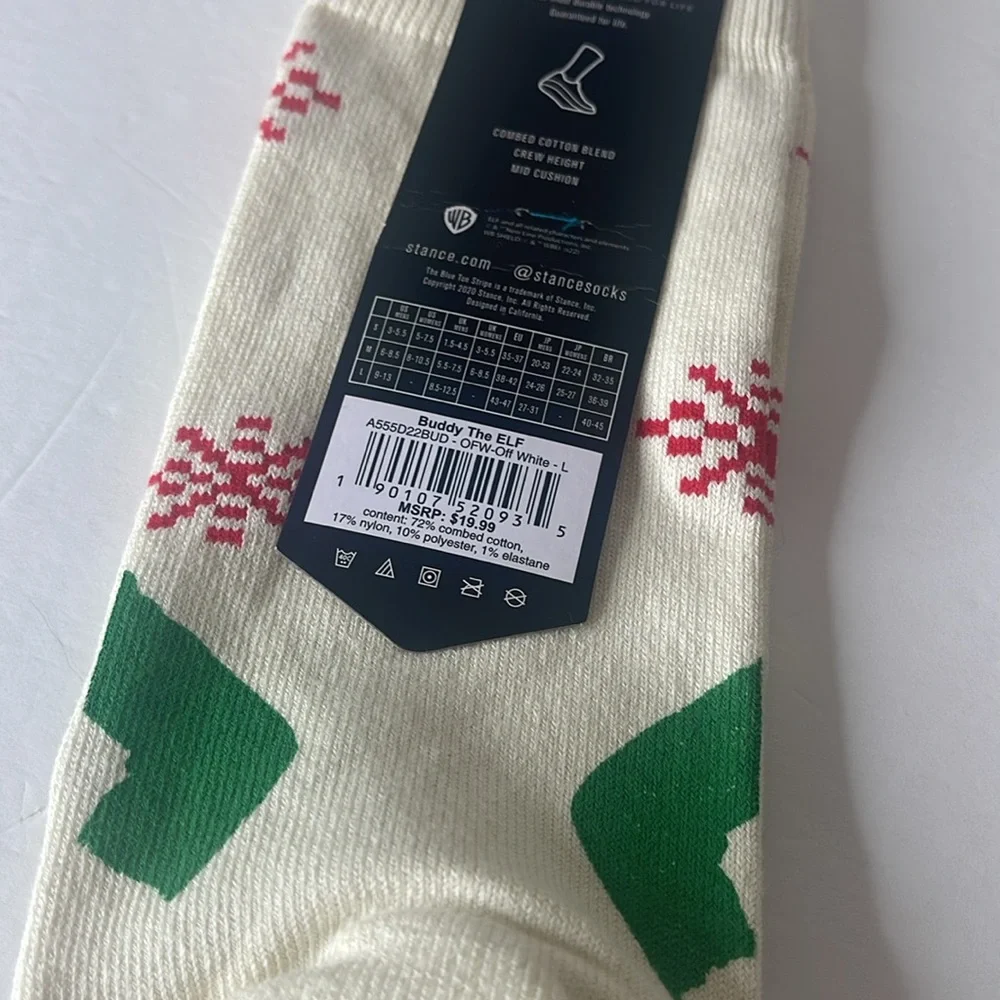 Stance ELF Christmas Socks (2 Pairs) Large